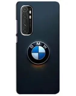 Чехол для Xiaomi Mi Note 10 Lite с картинкой «Логотип BMW — минимализм»