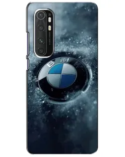 Чохол для Xiaomi Mi Note 10 Lite з картинкою «Логотип BMW — лід»