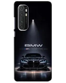 Чохол для Xiaomi Mi Note 10 Lite з картинкою «BMW крізь нічне місто»