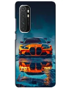 Чохол для Xiaomi Mi Note 10 Lite з картинкою «BMW — золота емблема»