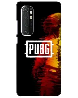 Чехол для Xiaomi Mi Note 10 Lite с картинкой «Яркий логотип PUBG»