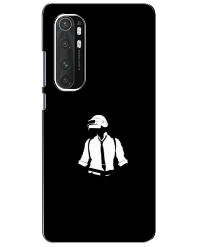 Чехол для Xiaomi Mi Note 10 Lite с картинкой «PUBG — белый шлем»