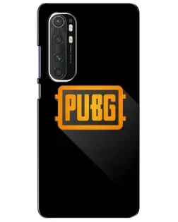 Чехол для Xiaomi Mi Note 10 Lite с картинкой «PUBG — рамка лого»