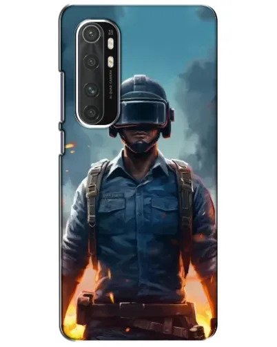 Чехол для Xiaomi Mi Note 10 Lite с картинкой «PUBG — реалистичный герой»
