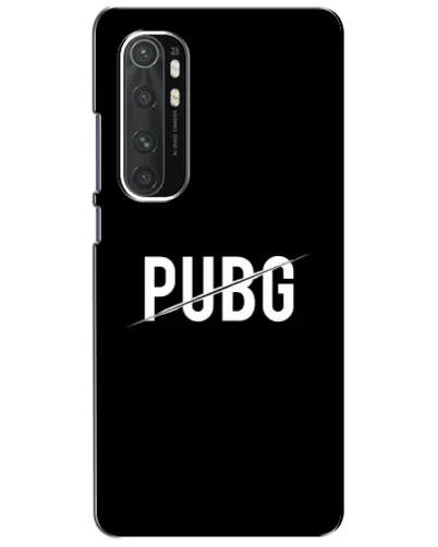 Чехол для Xiaomi Mi Note 10 Lite с картинкой «PUBG — белый логотип»