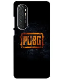 Чехол для Xiaomi Mi Note 10 Lite с картинкой «PUBG — золотой логотип»