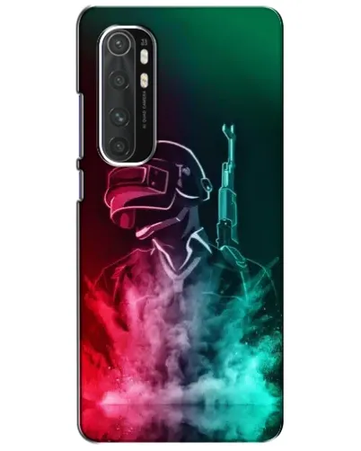 Чехол для Xiaomi Mi Note 10 Lite с картинкой «PUBG — огненный воин»
