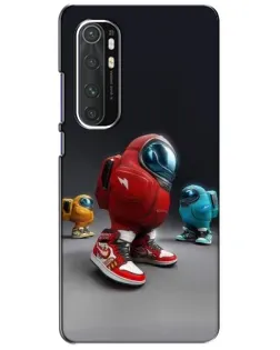 Чохол для Xiaomi Mi Note 10 Lite з картинкою «Among Us — 3D стиль»