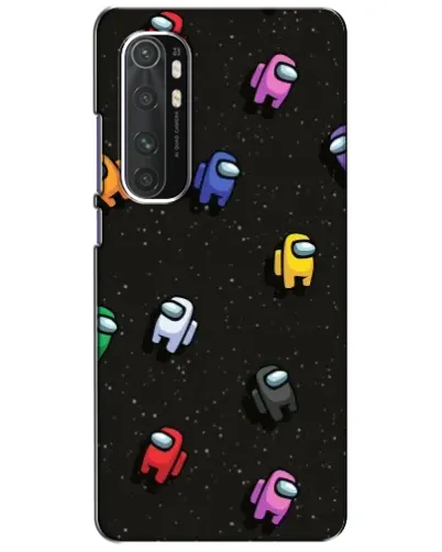 Чехол для Xiaomi Mi Note 10 Lite с картинкой «Космический паттерн Among Us»