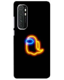 Чохол для Xiaomi Mi Note 10 Lite з картинкою «Among Us неонове сяйво»