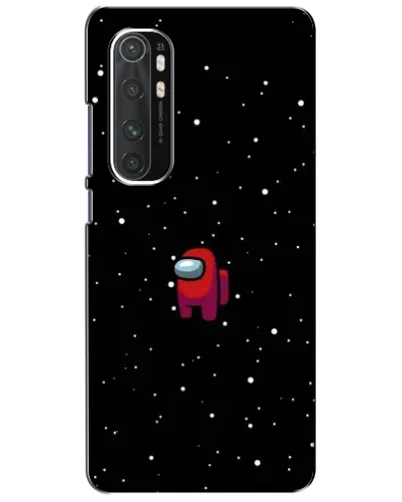 Чехол для Xiaomi Mi Note 10 Lite с картинкой «Красный Among Us»