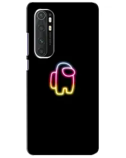 Чехол для Xiaomi Mi Note 10 Lite с картинкой «Among Us градиент»