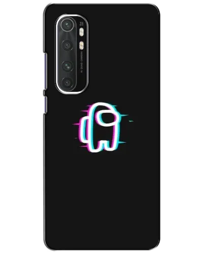 Чехол для Xiaomi Mi Note 10 Lite с картинкой «Among Us неон»