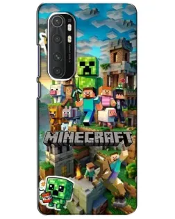Чохол для Xiaomi Mi Note 10 Lite з картинкою «Замок Minecraft»