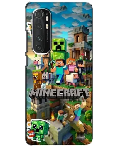 Чехол для Xiaomi Mi Note 10 Lite с картинкой «Замок Minecraft»