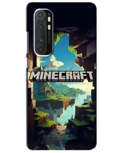 Чехол для Xiaomi Mi Note 10 Lite с картинкой «Пещера Майнкрафт»