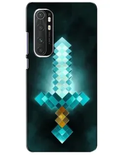 Чехол для Xiaomi Mi Note 10 Lite с картинкой «Алмазный меч неон»