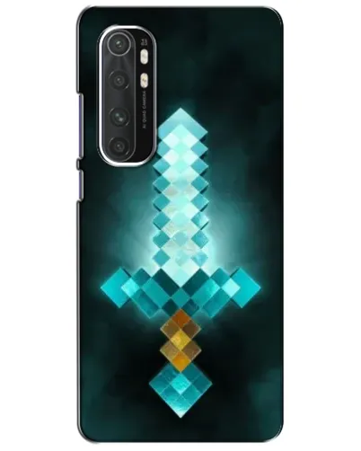 Чехол для Xiaomi Mi Note 10 Lite с картинкой «Алмазный меч неон»