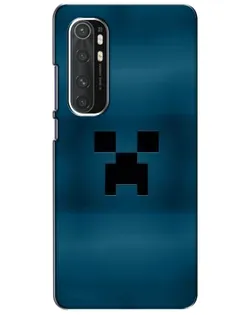 Чехол для Xiaomi Mi Note 10 Lite с картинкой «Крипер текстура»