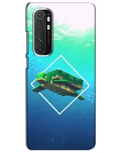 Чохол для Xiaomi Mi Note 10 Lite з картинкою «Черепаха Minecraft»
