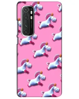 Чехол для Xiaomi Mi Note 10 Lite с картинкой «Единороги на розовом»