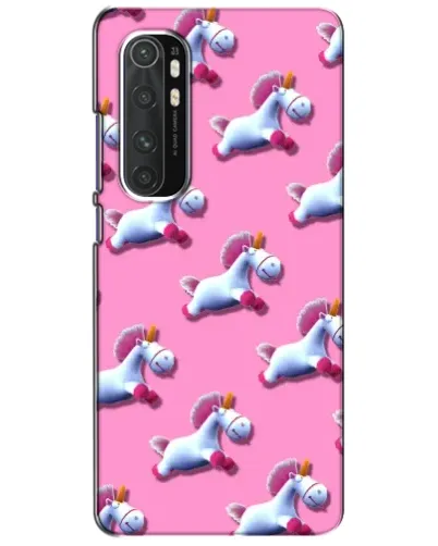 Чехол для Xiaomi Mi Note 10 Lite с картинкой «Единороги на розовом»