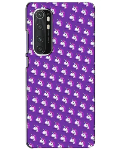 Чехол для Xiaomi Mi Note 10 Lite с картинкой «Единороги на фиолетовом»