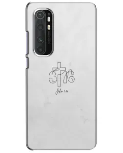 Чехол для Xiaomi Mi Note 10 Lite с картинкой «Иоанна 3:16 Крест»