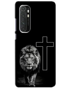 Чехол для Xiaomi Mi Note 10 Lite с картинкой «Лев и Крест»