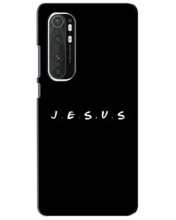 Чехол для Xiaomi Mi Note 10 Lite с картинкой «Точки веры J.E.S.U.S.»
