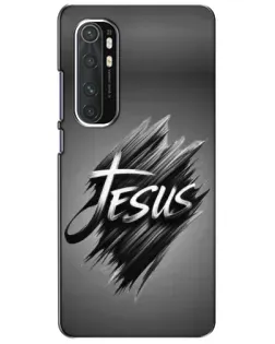 Чехол для Xiaomi Mi Note 10 Lite с картинкой «Надпись Jesus Graffiti»