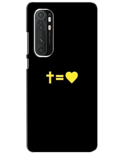 Чехол для Xiaomi Mi Note 10 Lite с картинкой «Сердце и Крест» Чехол для Xiaomi Mi Note 10 Lite с картинкой «Сердце и Крест»