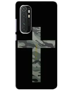 Чехол для Xiaomi Mi Note 10 Lite с картинкой «Милитари Крест»