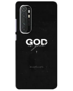 Чехол для Xiaomi Mi Note 10 Lite с картинкой «GOD — Бог над всем»