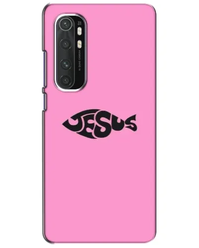 Чехол для Xiaomi Mi Note 10 Lite с картинкой «Розовый символ Jesus» Чехол для Xiaomi Mi Note 10 Lite с картинкой «Розовый символ Jesus»