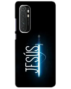 Чехол для Xiaomi Mi Note 10 Lite с картинкой «Меч Духа Jesus»