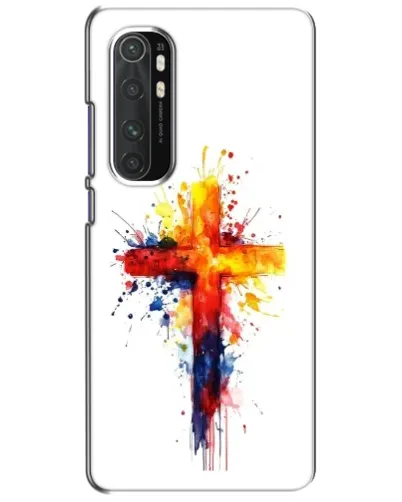 Чехол для Xiaomi Mi Note 10 Lite с картинкой «Акварельный крест» Чехол для Xiaomi Mi Note 10 Lite с картинкой «Акварельный крест»