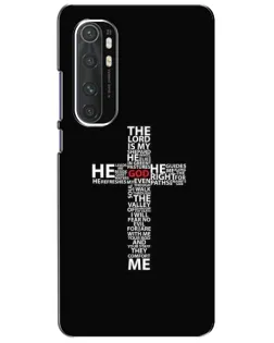 Чохол для Xiaomi Mi Note 10 Lite з картинкою «Текстовий хрест»