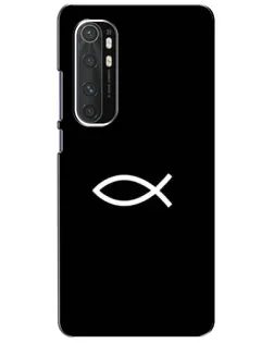 Чохол для Xiaomi Mi Note 10 Lite з картинкою «Символ риби Jesus»
