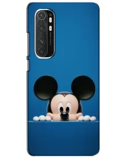 Чехол для Xiaomi Mi Note 10 Lite с картинкой «Микки выглядывает»