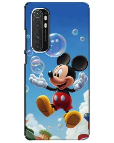 Чехол для Xiaomi Mi Note 10 Lite с картинкой «Mickey и мыльные пузыри»