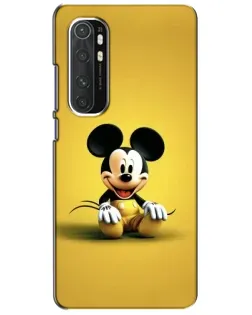 Чехол для Xiaomi Mi Note 10 Lite с картинкой «Микки на желтом»