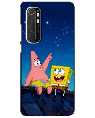 Чехол для Xiaomi Mi Note 10 Lite с картинкой «Губка Боб и Патрик ночью» Чехол для Xiaomi Mi Note 10 Lite с картинкой «Губка Боб и Патрик ночью»