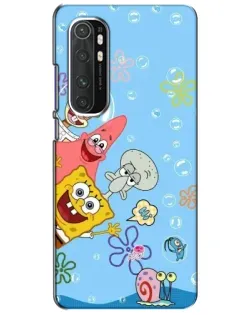 Чехол для Xiaomi Mi Note 10 Lite с картинкой «Веселые пузырьки»