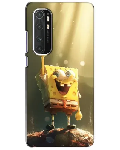 Чехол для Xiaomi Mi Note 10 Lite с картинкой «Сияющий Спанч Боб» Чехол для Xiaomi Mi Note 10 Lite с картинкой «Сияющий Спанч Боб»