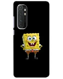Чехол для Xiaomi Mi Note 10 Lite с картинкой «Классический Губка Боб»