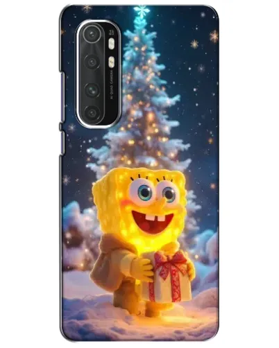 Чехол для Xiaomi Mi Note 10 Lite с картинкой «Рождественский Спанч Боб» Чехол для Xiaomi Mi Note 10 Lite с картинкой «Рождественский Спанч Боб»