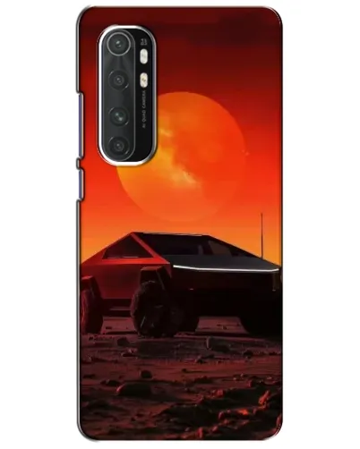 Чехол для Xiaomi Mi Note 10 Lite с картинкой «Cybertruck на Марсе»