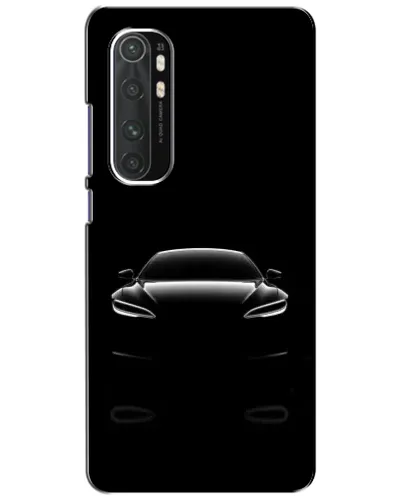 Чехол для Xiaomi Mi Note 10 Lite с картинкой «Силуэт Tesla Night»