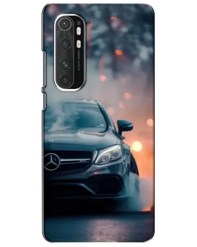 Чехол для Xiaomi Mi Note 10 Lite с картинкой «Mercedes — ночной город»